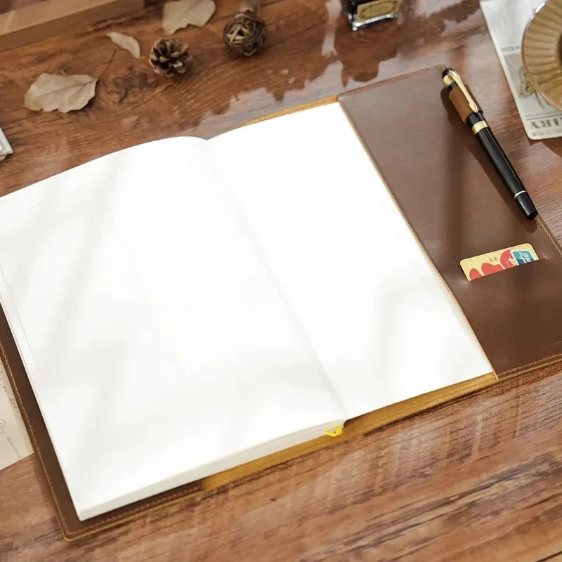 새로운 빈티지 가죽 B5 저널 노트 커버, 176페이지 - Leather Work Diary Covers 리뷰 및 가격