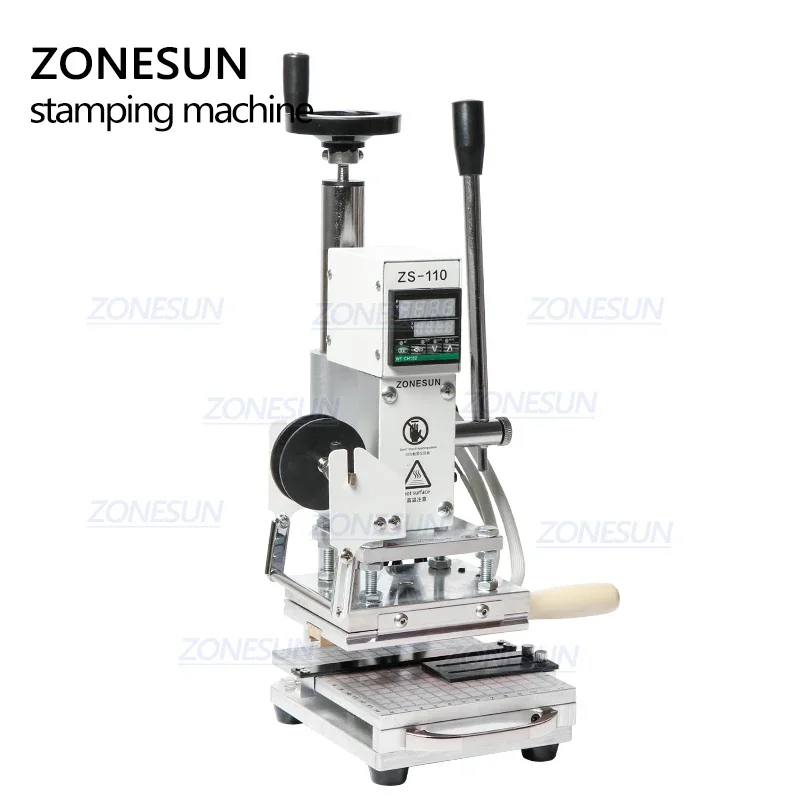 ZONESUN ZS110 핫 포일 스탬핑 브론징 엠보싱 - Leatherwork Hand Press 리뷰 및 가격