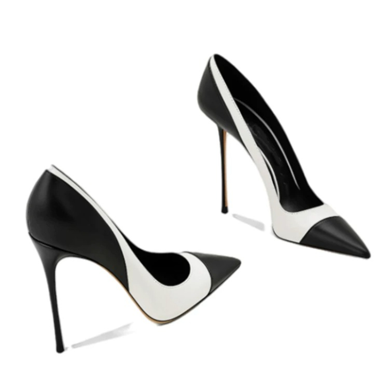 섹시한 컬러 블록 펌프스 Yuejinlong 디자이너  - Leatherwork Designs 리뷰 및 가격
